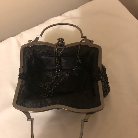 Evening purse, sequence with long chain - Picture 3 of 3